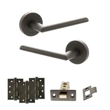 Click Here To Enlarge This Photo Of Atlantic - S43RUDB STATUS Alabama Door Handle Pack - Urban Dark Bronze