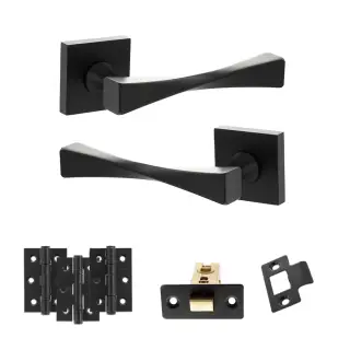 Atlantic - SP190MB Senza Pari Guido Door Handle Pack - Matt Black