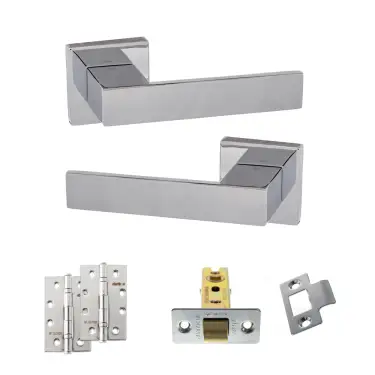 Click Here To Enlarge This Photo Of Atlantic - SP217CP Senza Pari Panetti Door Handle Pack - Polished Chrome