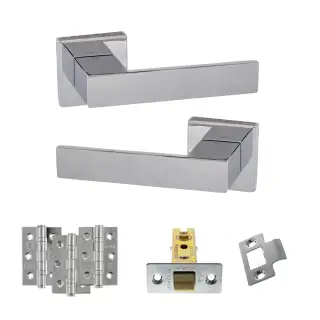 Atlantic - SP217CP Senza Pari Panetti Door Handle Pack - Polished Chrome