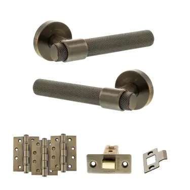Click Here To Enlarge This Photo Of Atlantic - SPR160AB Senza Pari Andretta Door Handle Pack - Antique Brass
