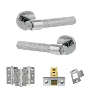 Atlantic - SPR160PC Senza Pari Andretta Door Handle Pack - Polished Chrome