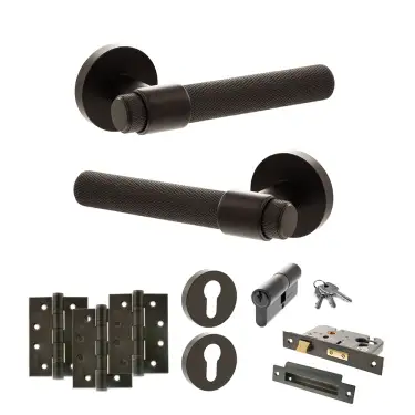 Click Here To Enlarge This Photo Of Atlantic - SPR160UDB Senza Pari Andretta Door Handle Pack - Urban Dark Bronze