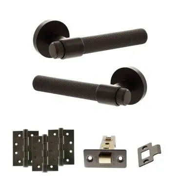 Click Here To Enlarge This Photo Of Atlantic - SPR160UDB Senza Pari Andretta Door Handle Pack - Urban Dark Bronze