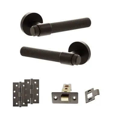 Click Here To Enlarge This Photo Of Atlantic - SPR160UDB Senza Pari Andretta Door Handle Pack - Urban Dark Bronze
