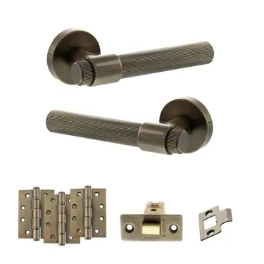 Click Here To Enlarge This Photo Of Atlantic - SPR165AB Senza Pari Fasana Door Handle Pack - Antique Brass