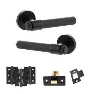 Atlantic - SPR165MB Senza Pari Fasana Door Handle Pack - Matt Black