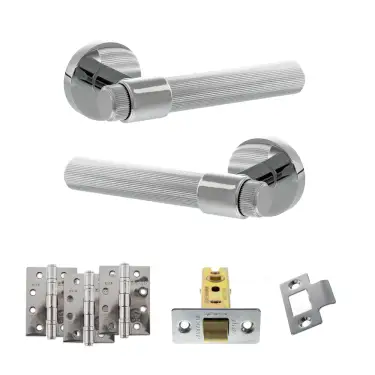 Click Here To Enlarge This Photo Of Atlantic - SPR165PC Senza Pari Fasana Door Handle Pack - Polished Chrome