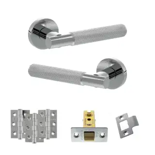 Atlantic - SPR170PC Senza Pari Rosarno Door Handle Pack - Polished Chrome