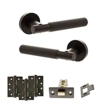 Click Here To Enlarge This Photo Of Atlantic - SPR170UDB Senza Pari Rosarno Door Handle Pack - Urban Dark Bronze