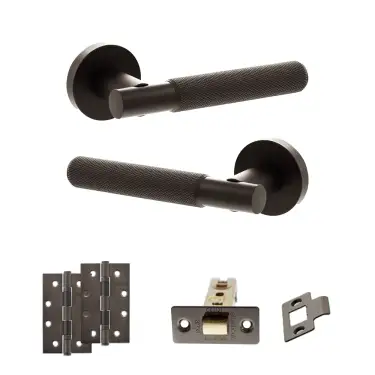 Click Here To Enlarge This Photo Of Atlantic - SPR170UDB Senza Pari Rosarno Door Handle Pack - Urban Dark Bronze