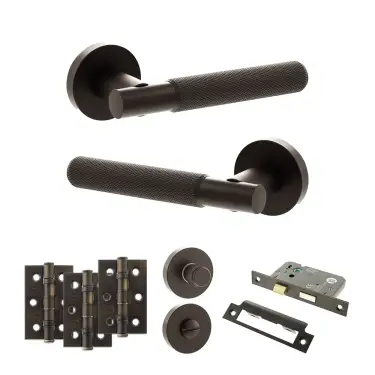 Click Here To Enlarge This Photo Of Atlantic - SPR170UDB Senza Pari Rosarno Door Handle Pack - Urban Dark Bronze
