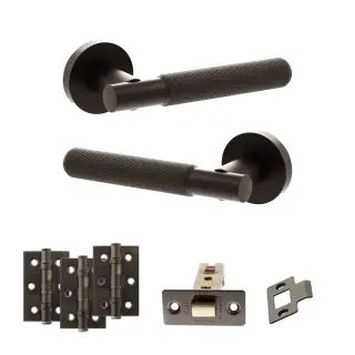 Atlantic - SPR170UDB Senza Pari Rosarno Door Handle Pack - Urban Dark Bronze