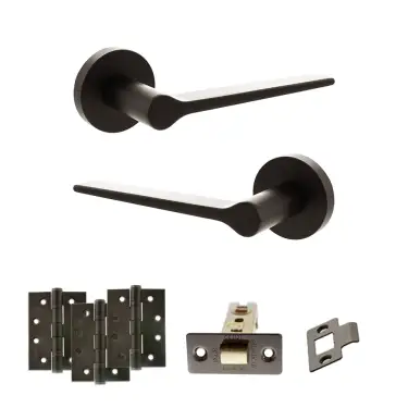 Click Here To Enlarge This Photo Of Atlantic - SPR180UDB Senza Pari Laviano Door Handle Pack - Urban Dark Bronze