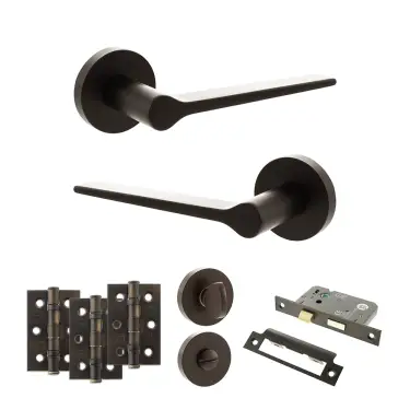 Click Here To Enlarge This Photo Of Atlantic - SPR180UDB Senza Pari Laviano Door Handle Pack - Urban Dark Bronze