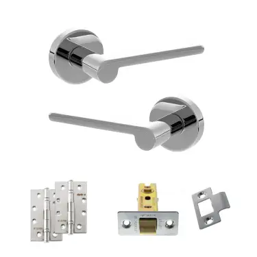 Click Here To Enlarge This Photo Of Atlantic - SPRO218PC Senza Pari Darrio Door Handle Pack - Polished Chrome