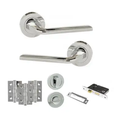 Click Here To Enlarge This Photo Of Atlantic - ECO60PC Eco Surf Door Handle Pack - Polished Chrome
