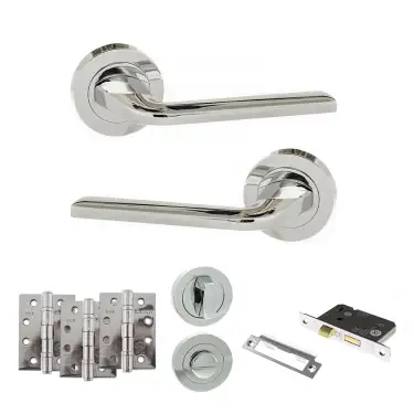 Click Here To Enlarge This Photo Of Atlantic - ECO60PC Eco Surf Door Handle Pack - Polished Chrome