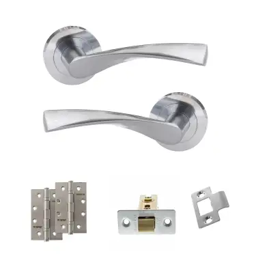 Click Here To Enlarge This Photo Of Atlantic - ECO20SC Eco Aqua Door Handle Pack - Satin Chrome