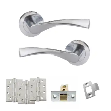 Click Here To Enlarge This Photo Of Atlantic - ECO20SC Eco Aqua Door Handle Pack - Satin Chrome