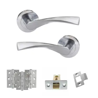 Click Here To Enlarge This Photo Of Atlantic - ECO20SC Eco Aqua Door Handle Pack - Satin Chrome
