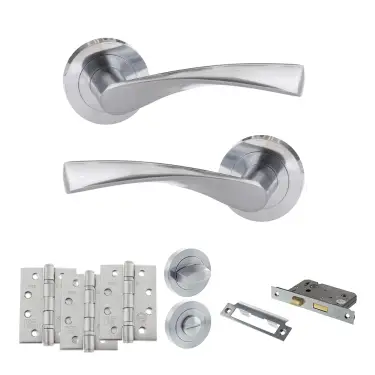 Click Here To Enlarge This Photo Of Atlantic - ECO20SC Eco Aqua Door Handle Pack - Satin Chrome