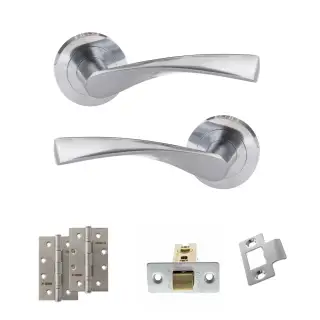 Atlantic - ECO20SC Eco Aqua Door Handle Pack - Satin Chrome