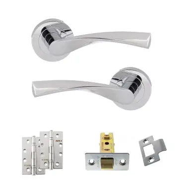 Click Here To Enlarge This Photo Of Atlantic - ECO20PC Eco Aqua Door Handle Pack - Polished Chrome