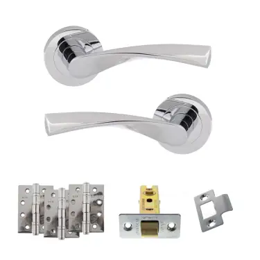 Click Here To Enlarge This Photo Of Atlantic - ECO20PC Eco Aqua Door Handle Pack - Polished Chrome