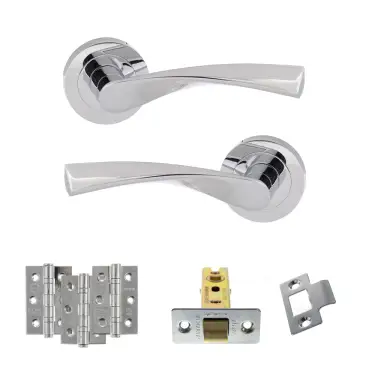 Click Here To Enlarge This Photo Of Atlantic - ECO20PC Eco Aqua Door Handle Pack - Polished Chrome