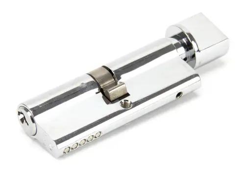 Click Here To Enlarge This Photo Of 91872 From The Anvil Polished Chrome 40/40 Euro Profile Cylinder & Turn