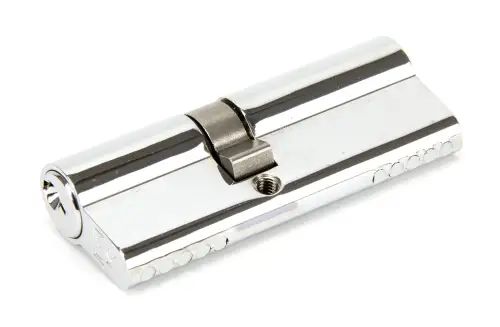 Click Here To Enlarge This Photo Of 91860 From The Anvil Polished Chrome 35/45 Euro Profile Double Cylinder