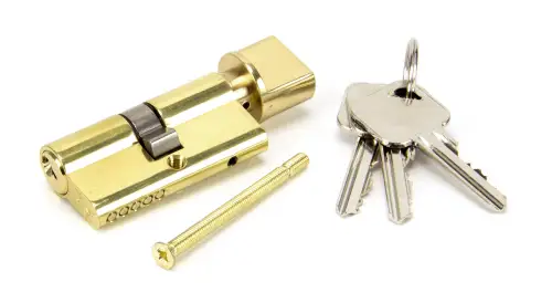 Click Here To Enlarge This Photo Of 91867 From The Anvil Brass 30/30 Euro Profile Cylinder & Turn