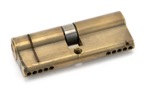 Click Here To Enlarge This Photo Of 45811 From The Anvil Aged Brass 40/40 5pin Euro Profile Double Cylinder
