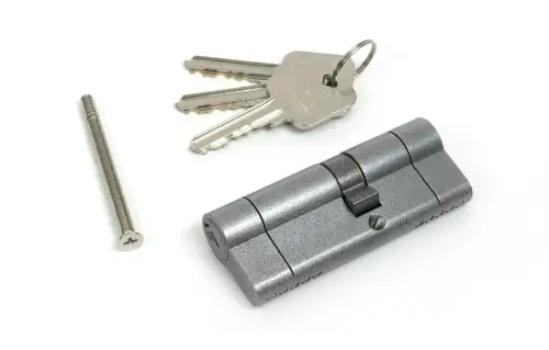 Click Here To Enlarge This Photo Of 45814 From The Anvil Pewter 35/45 5pin Euro Profile Double Cylinder