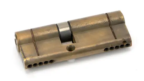 Click Here To Enlarge This Photo Of 45835 From The Anvil Aged Brass 35/45 5pin Euro Profile Double Cylinder (Keyed Alike)