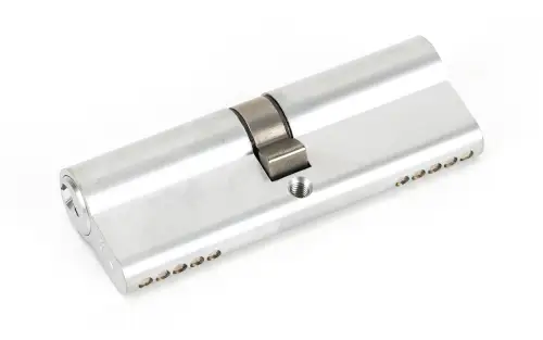 Click Here To Enlarge This Photo Of 46244 From The Anvil Satin Chrome 45/45 5pin Euro Profile Double Cylinder