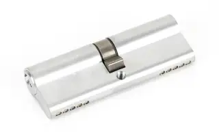 46244 From The Anvil Satin Chrome 45/45 5pin Euro Profile Double Cylinder