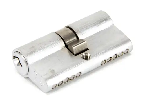 Click Here To Enlarge This Photo Of 46247 From The Anvil Satin Chrome 30/30 5pin Euro Profile Double Cylinder (Keyed Alike)
