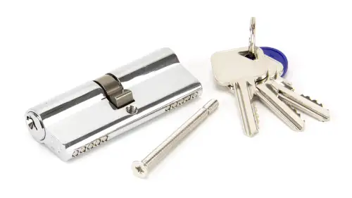 Click Here To Enlarge This Photo Of 46252 From The Anvil Polished Chrome 40/40 5pin Euro Profile Double Cylinder (Keyed Alike)