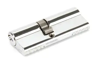 46255 From The Anvil Polished Chrome 35/45 5pin Euro Profile Double Cylinder (Keyed Alike)