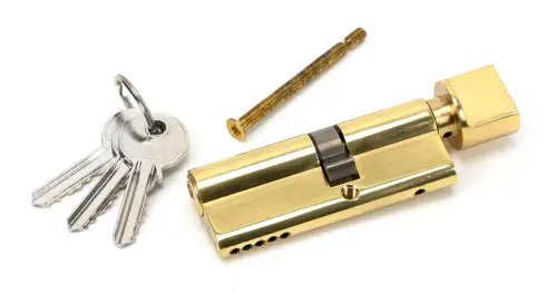 Click Here To Enlarge This Photo Of 46260 From The Anvil Brass 35T/45 5pin Euro Profile Cylinder & Turn