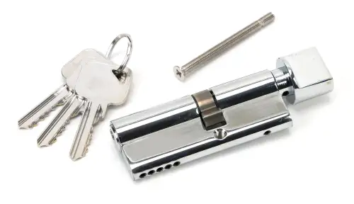 Click Here To Enlarge This Photo Of 46261 From The Anvil Polished Chrome 35T/45 5pin Euro Profile Cylinder & Turn