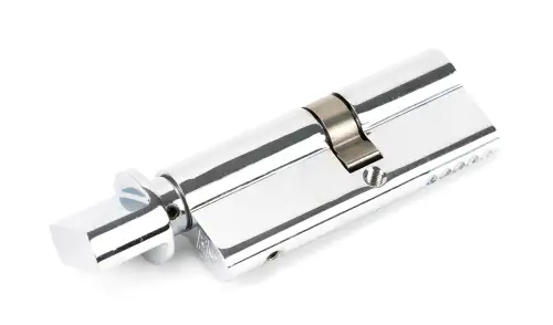 Click Here To Enlarge This Photo Of 46264 From The Anvil Polished Chrome 35/45T 5pin Euro Profile Cylinder & Turn