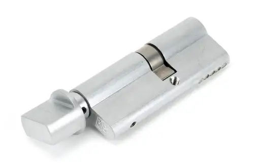Click Here To Enlarge This Photo Of 46265 From The Anvil Satin Chrome 35/45T 5pin Euro Profile Cylinder & Turn