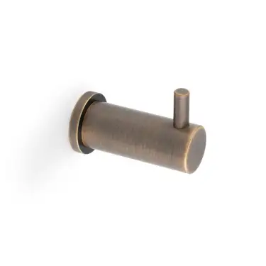 Click Here To Enlarge This Photo Of AW777AB - Alexander & Wilks Plain Robe Hook - Antique Brass