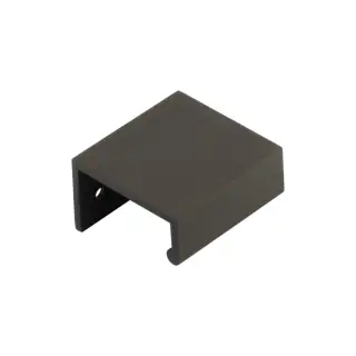 BUR910DB - Frelan Hardware Burlington 50mm Dark Bronze Angled Edge Pull