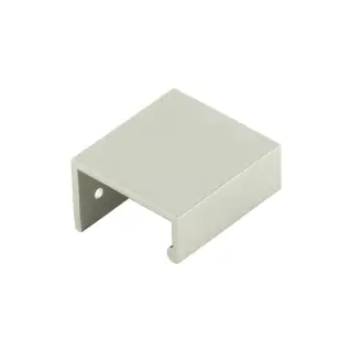 BUR910PN - Frelan Hardware Burlington 50mm Polished Nickel Angled Edge Pull
