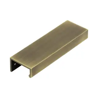 BUR911AB - Frelan Hardware Burlington 150mm Antique Brass Angled Edge Pull
