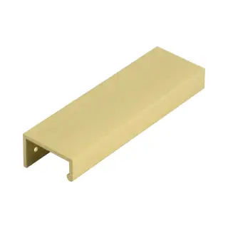 BUR911SB - Frelan Hardware Burlington 150mm Satin Brass Angled Edge Pull